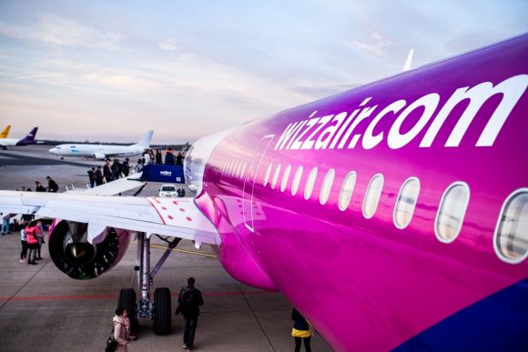Промо Wizz Air: скидка 15% на полеты в августе-сентябре по всем направлениям